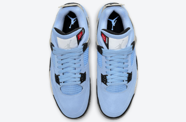 Jordan 4 retro online celeste